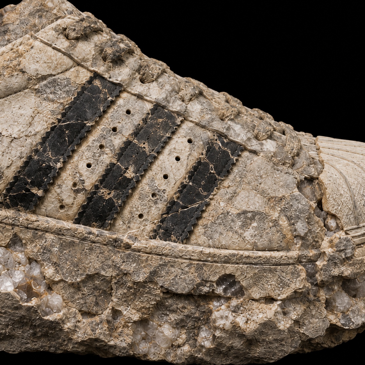 adidas Superstar White Black — Reverse view