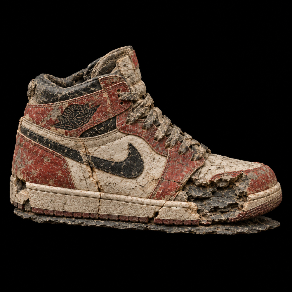 Air Jordan 1 Retro High OG “Chicago” fossil specimen