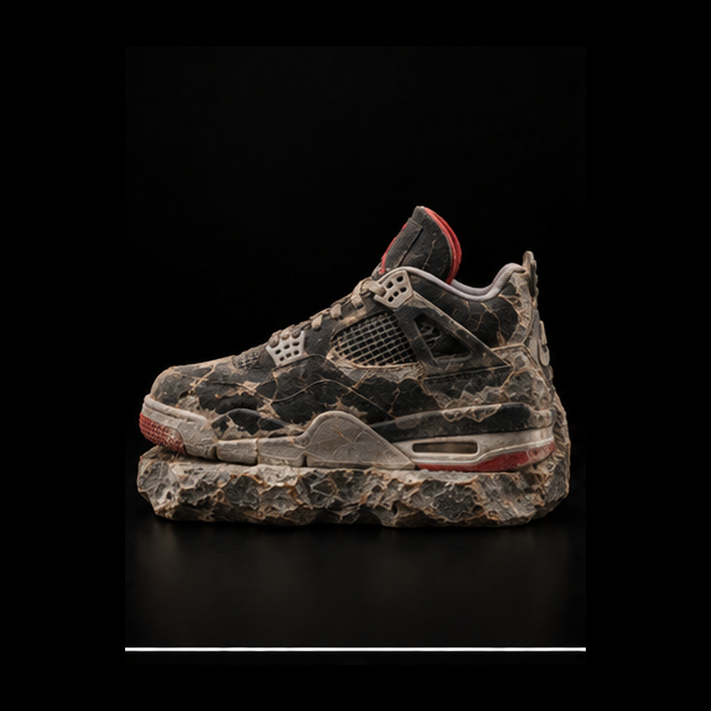 Air Jordan 4 Retro “Bred” fossil specimen