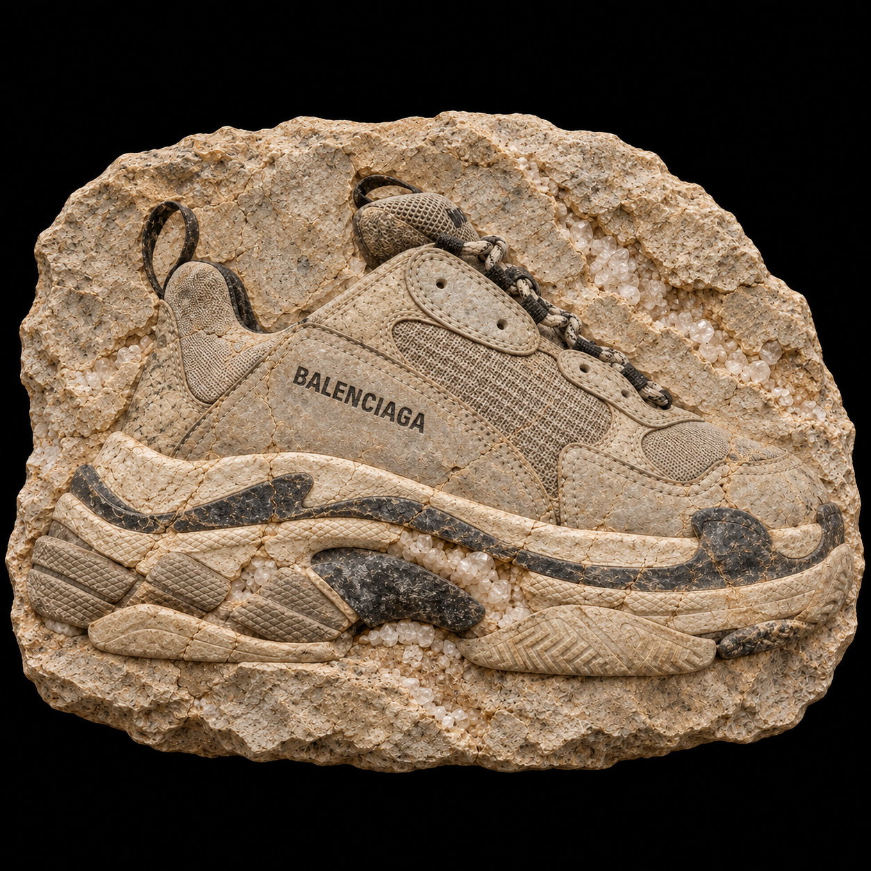 Balenciaga Triple S — Rock matrix