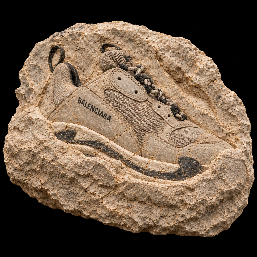 Balenciaga Triple S — Partial excavation