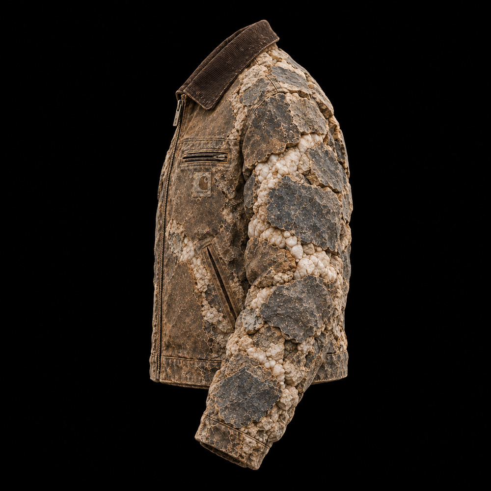 Carhartt WIP Detroit Jacket fossil specimen