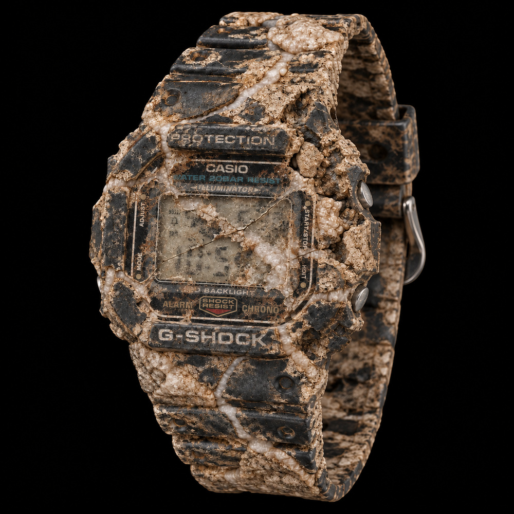 Casio G-Shock DW-5600 — Three-quarter view