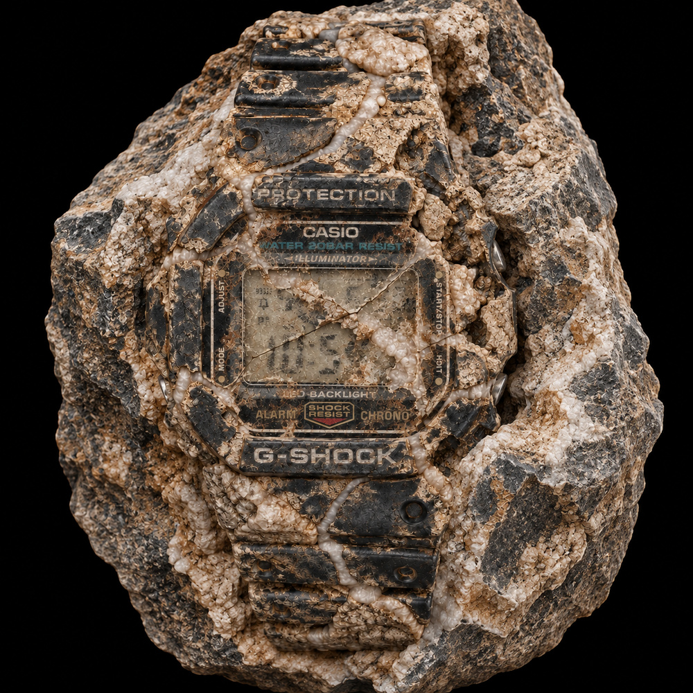 Casio G-Shock DW-5600 — Partial excavation