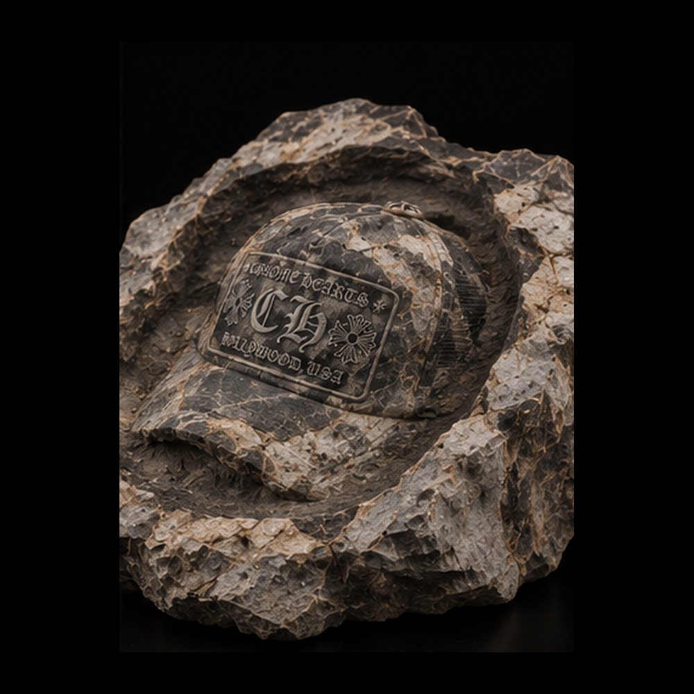 Chrome Hearts Trucker Hat — Rock matrix