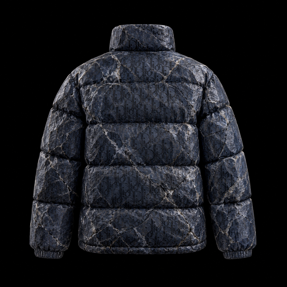 Dior Oblique Puffer Jacket fossil specimen