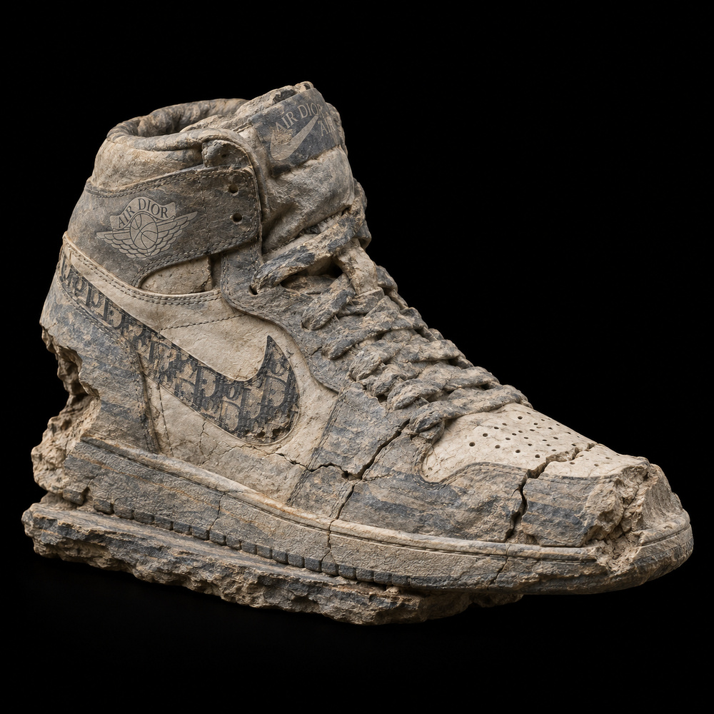 Dior x Air Jordan 1 High — Three-quarter view