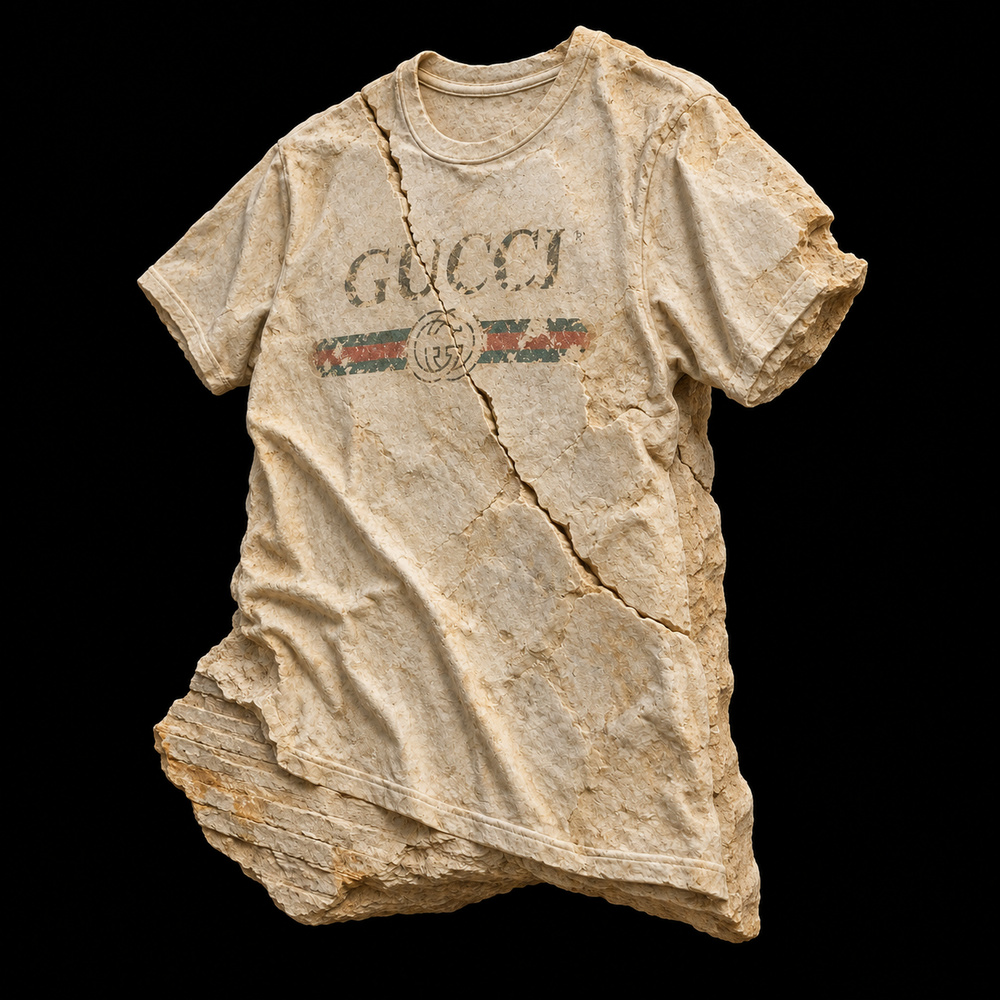 Gucci Logo T-Shirt — Three-quarter view
