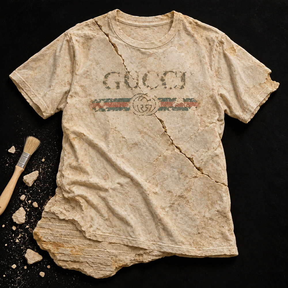 Gucci Logo T-Shirt — Partial excavation