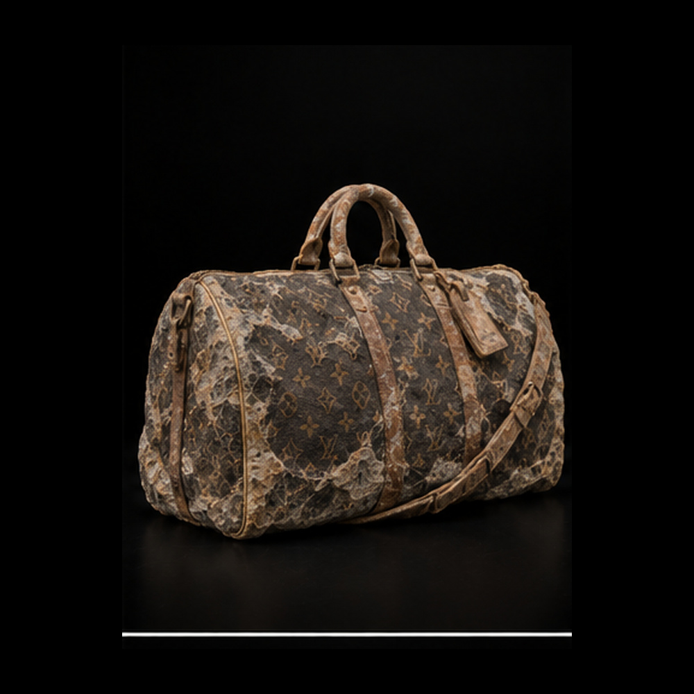 Louis Vuitton Keepall Bandoulière 50 Monogram — Reverse view