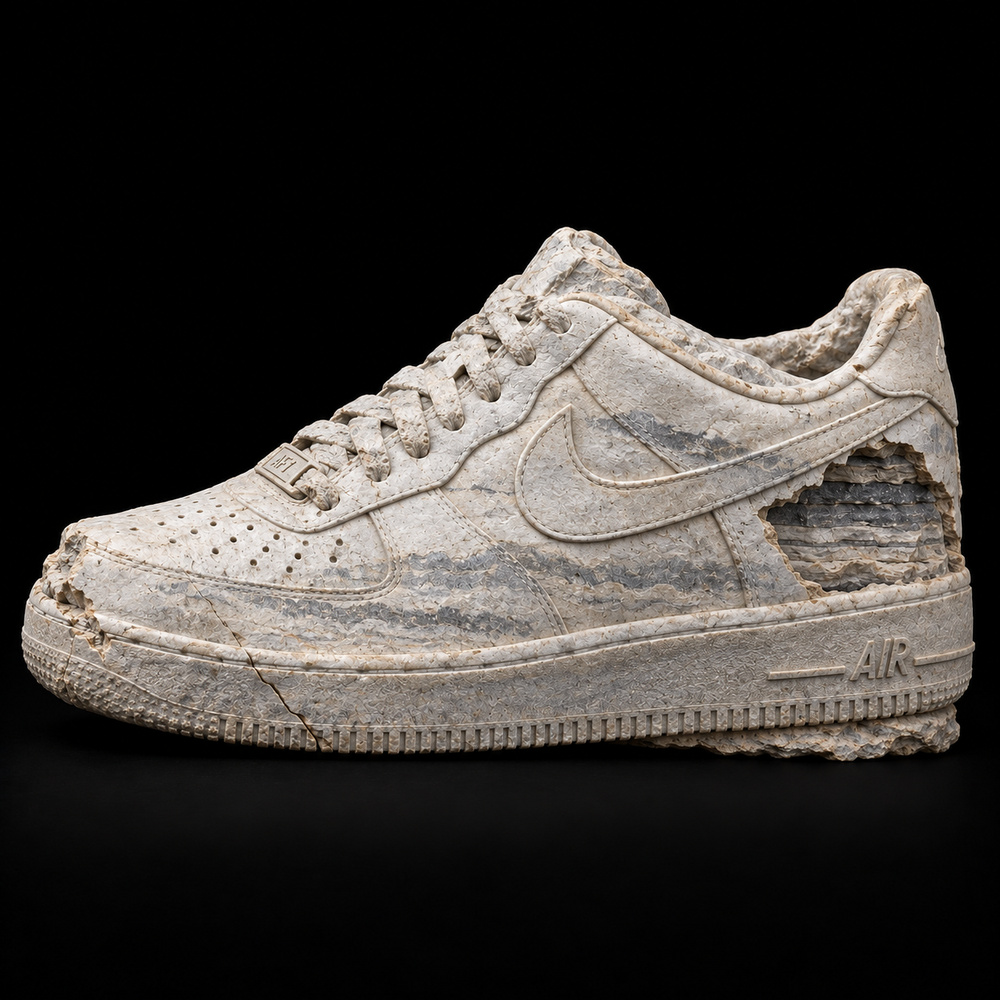 Nike Air Force 1 ’07 White fossil specimen