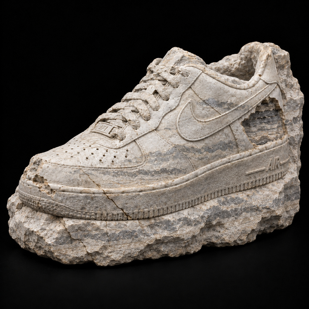 Nike Air Force 1 ’07 White — Partial excavation