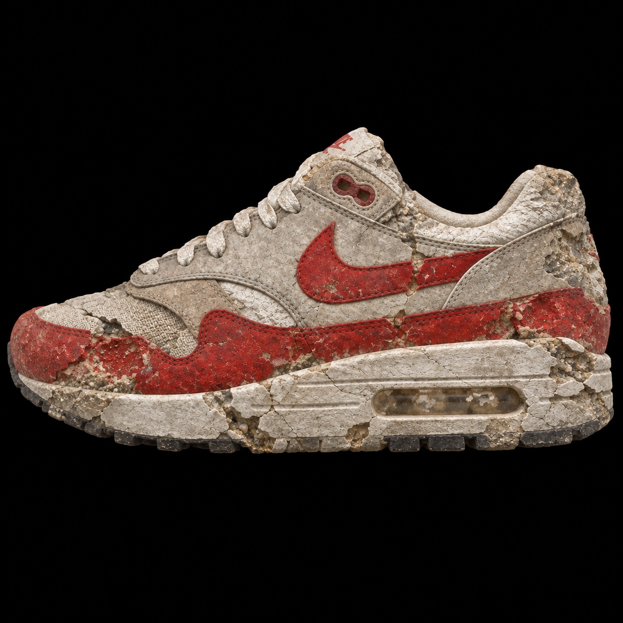 Nike Air Max 1 “Anniversary Red” fossil specimen