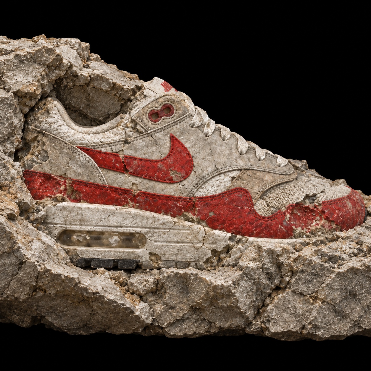 Nike Air Max 1 “Anniversary Red” — Partial excavation