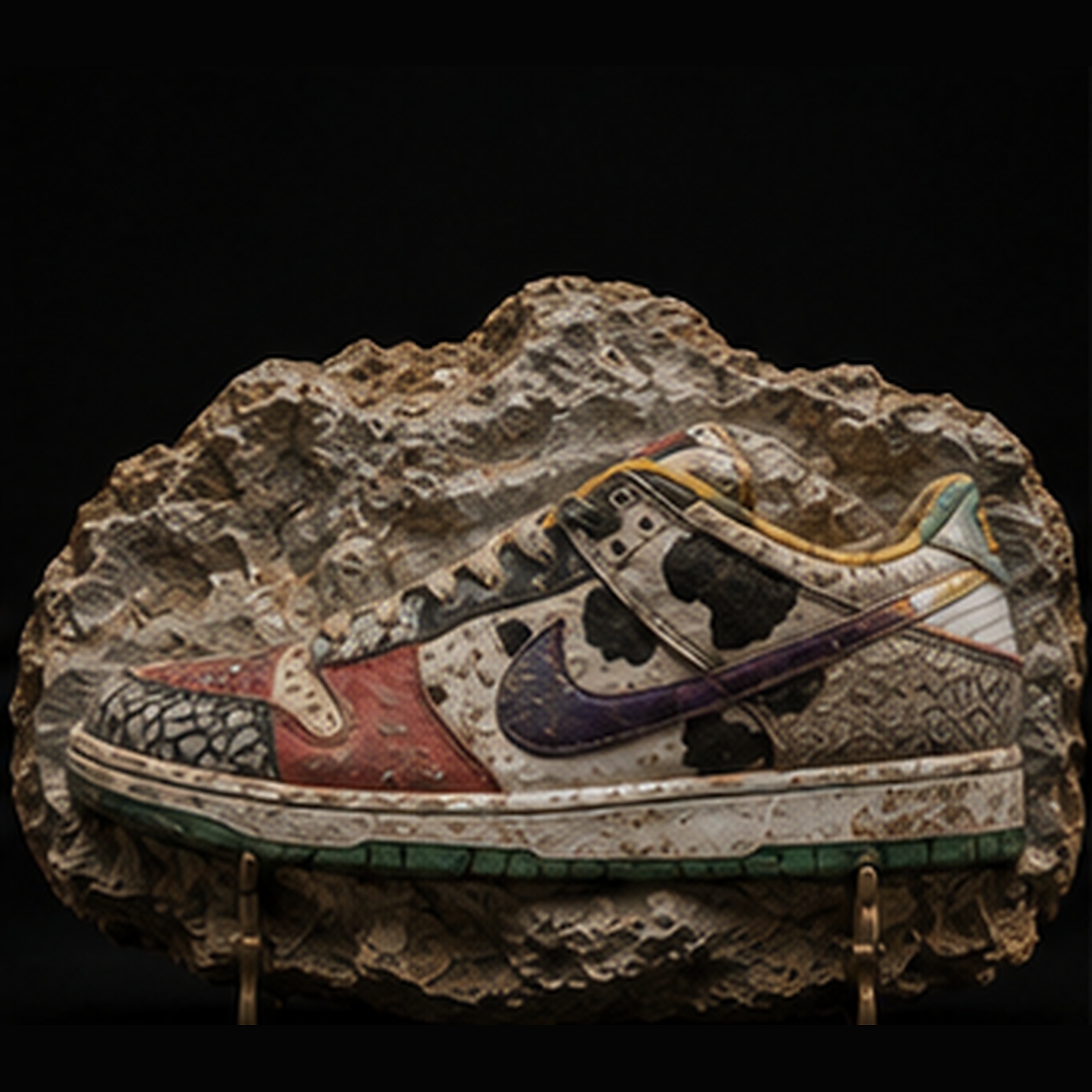 Nike SB Dunk Low “What The Dunk” fossil specimen