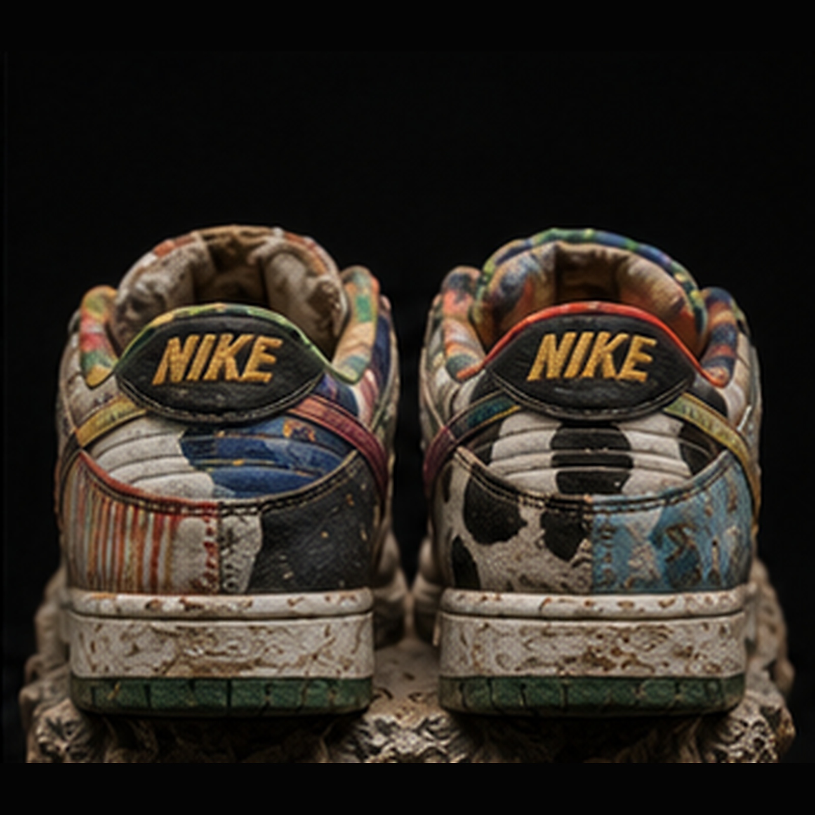 Nike SB Dunk Low “What The Dunk” — Three-quarter view