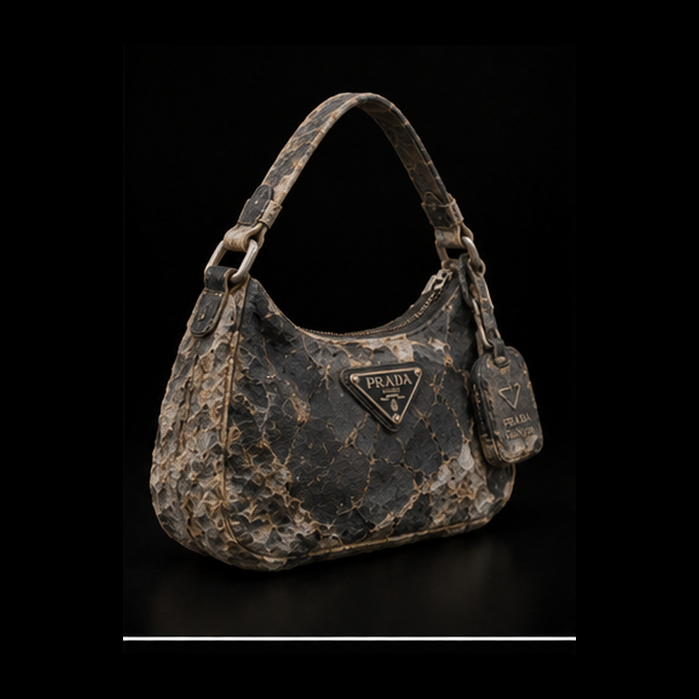 Prada Re-Nylon Shoulder Bag — Reverse view