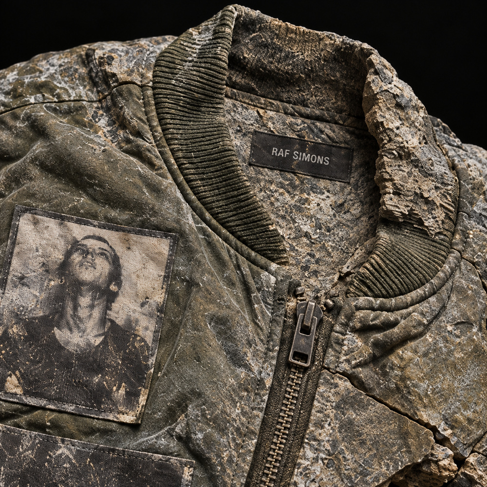 Raf Simons Riot! Riot! Riot! Bomber — Brand detail