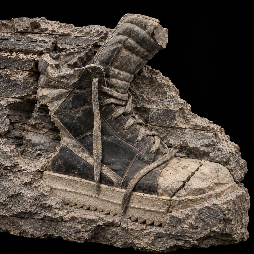 Rick Owens Geobasket — Partial excavation