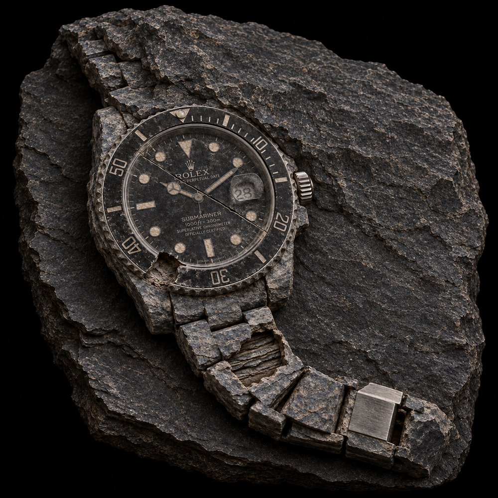 Rolex Submariner 116610LN — Partial excavation