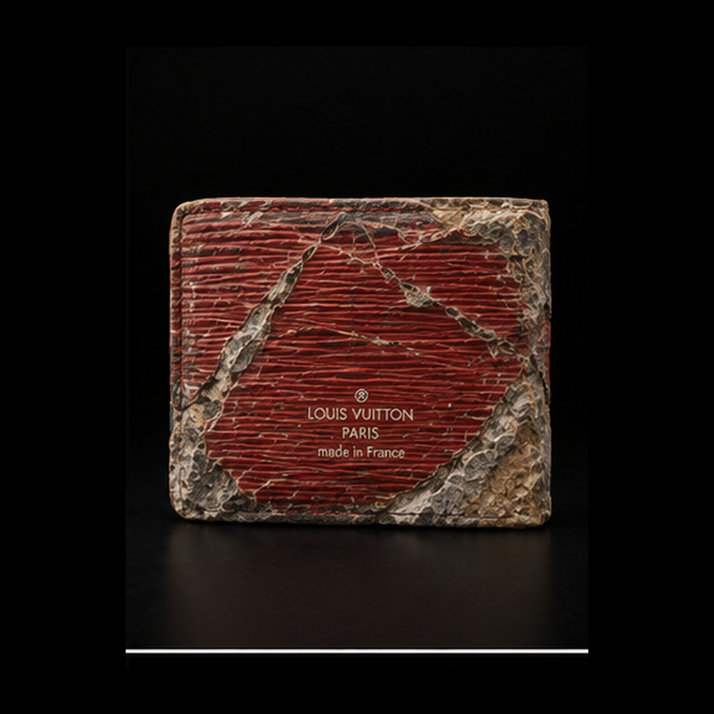 Supreme x Louis Vuitton Red Epi Wallet — Front view