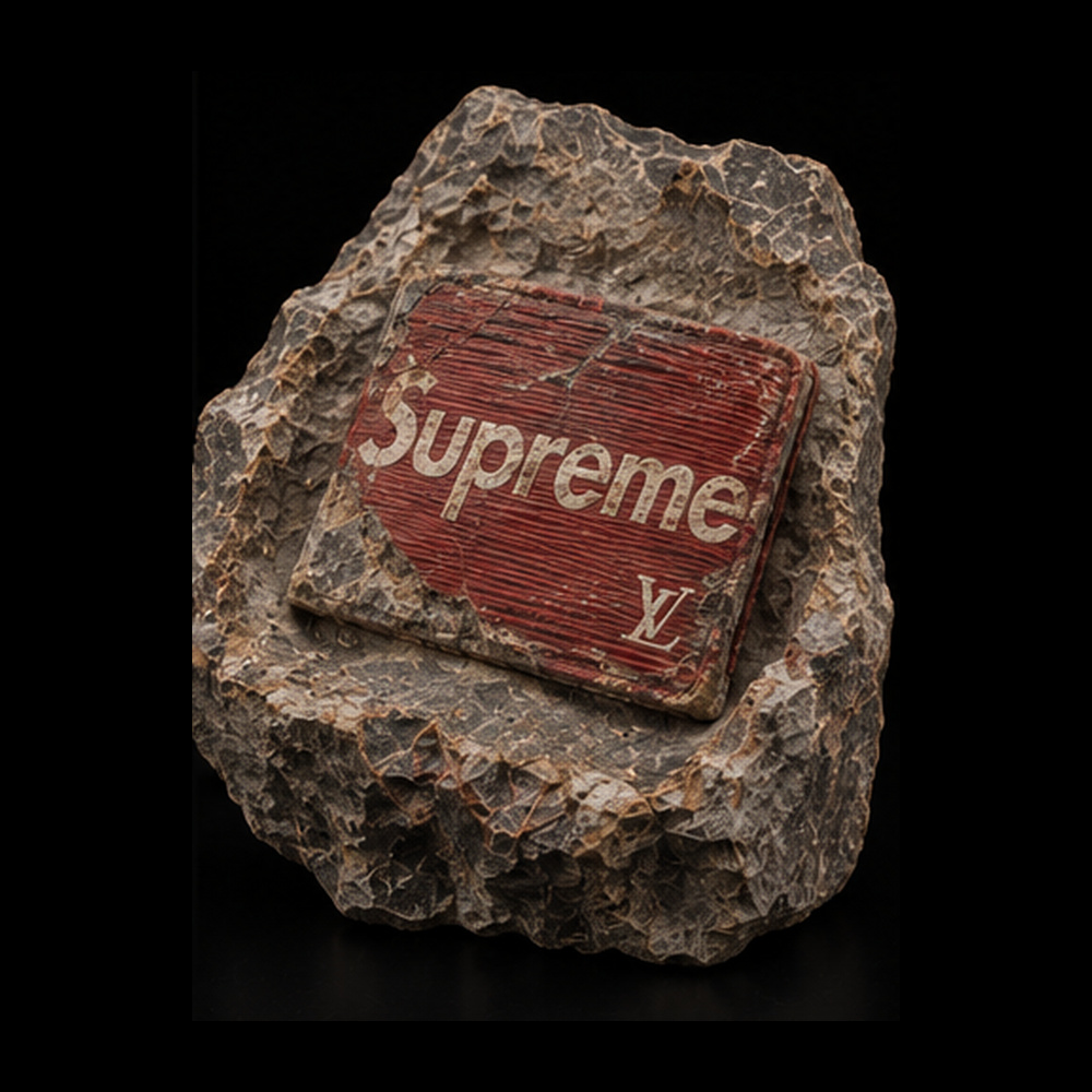 Supreme x Louis Vuitton Red Epi Wallet — Rock matrix