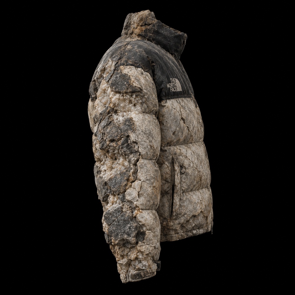 The North Face 1996 Retro Nuptse fossil specimen