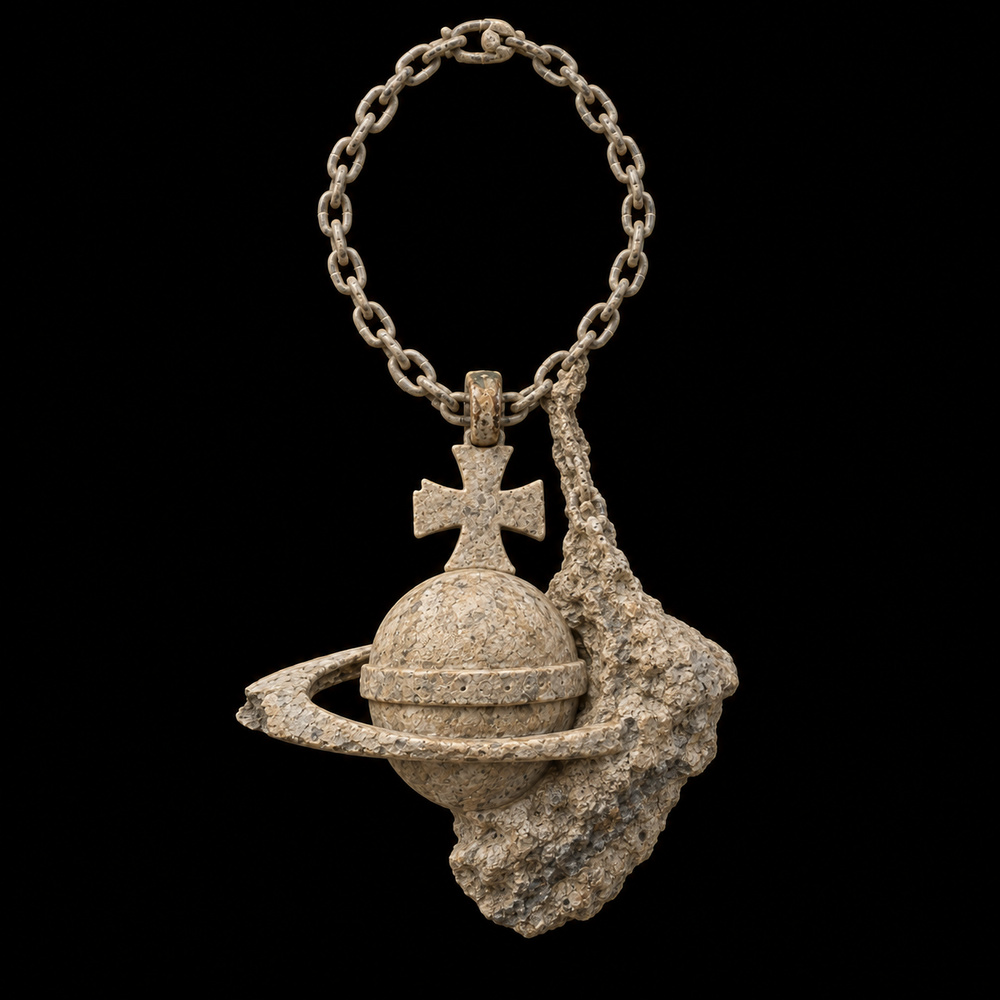 Vivienne Westwood Orb Necklace — Reverse view