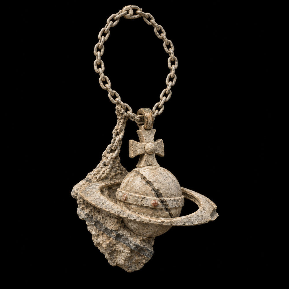 Vivienne Westwood Orb Necklace — Three-quarter view