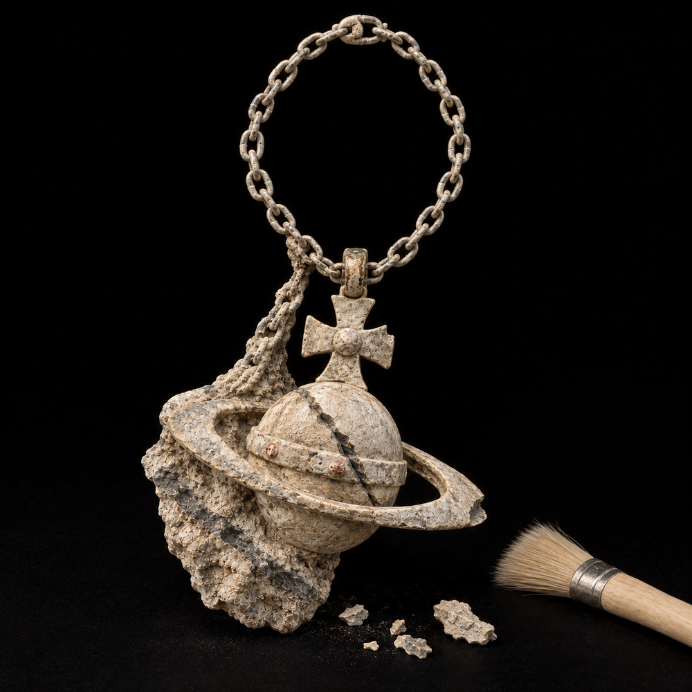 Vivienne Westwood Orb Necklace — Partial excavation